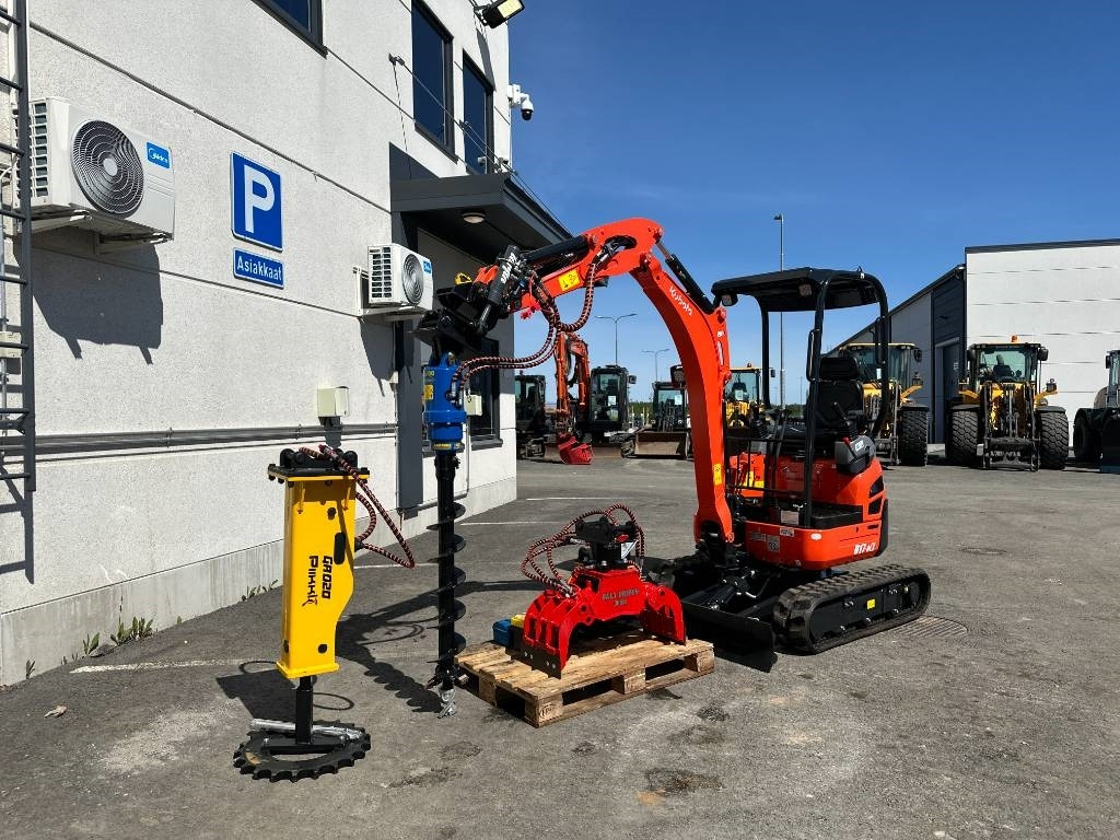 Новый Мини-экскаватор Kubota U 17-3 uusi Varustelupaketilla: фото 6