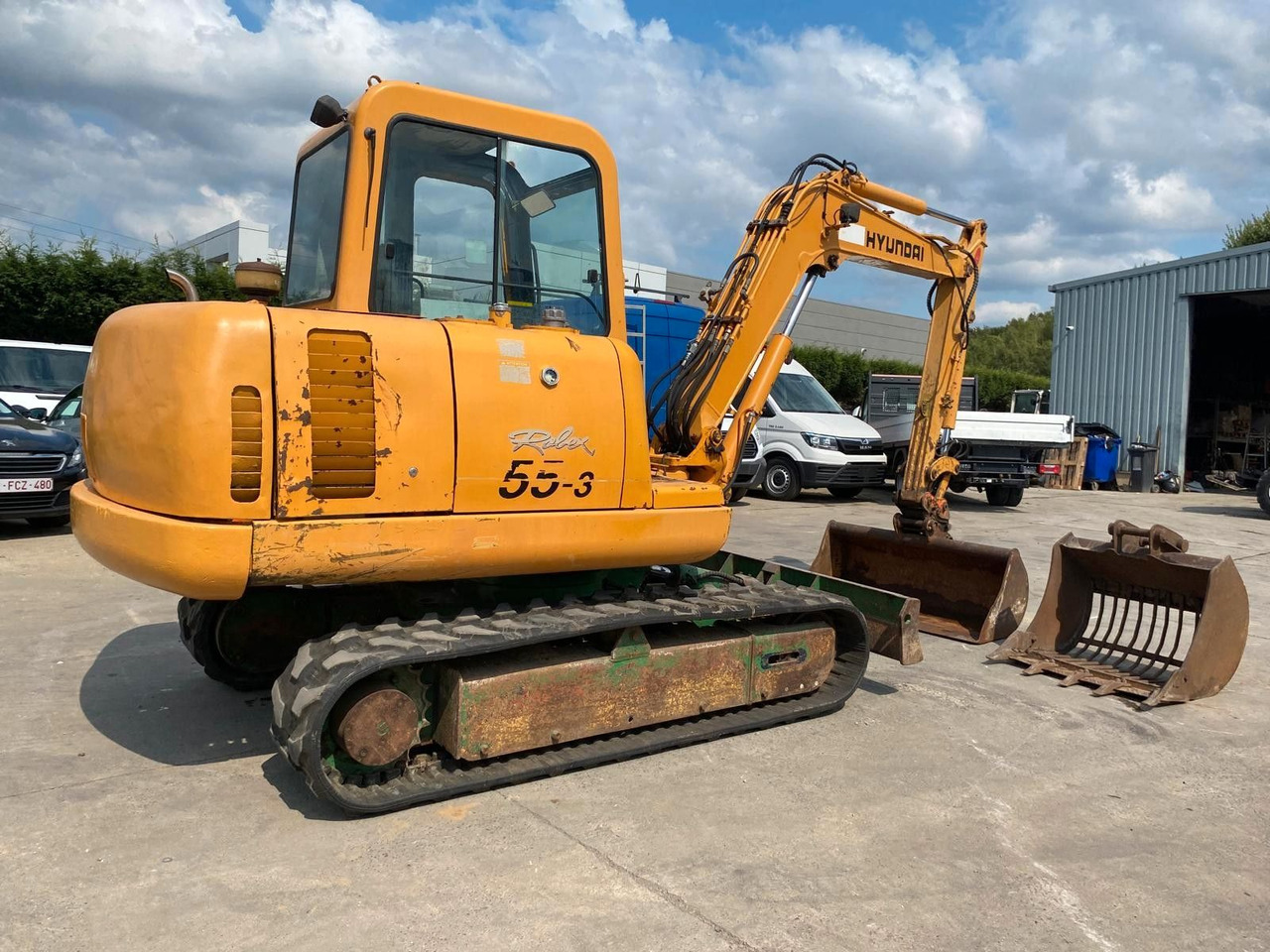Hyundai Robex 55-3. 2 Löffel. - Мини-экскаватор: фото 3 Hyundai Robex 55-3. 2 Löffel. - Мини-экскаватор: фото 3