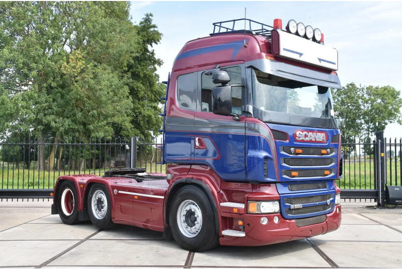 Scania R560 V8 HL 6x2/4MNB - EURO 5 - FULL AIR - AIRCO - SPECIAL INTERIOR - SLIDING FIFTH WHEEL - XENON - - Тягач: фото 2 Scania R560 V8 HL 6x2/4MNB - EURO 5 - FULL AIR - AIRCO - SPECIAL INTERIOR - SLIDING FIFTH WHEEL - XENON - - Тягач: фото 2