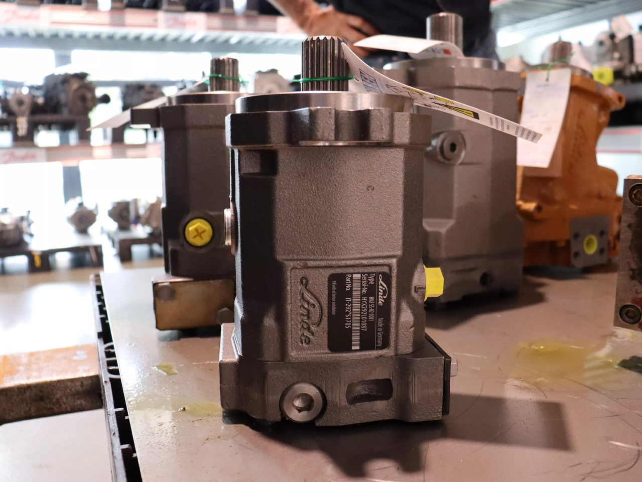 LINDE HMF 55-02 - Гидравлический мотор для Строительной техники: фото 1 LINDE HMF 55-02 - Гидравлический мотор для Строительной техники: фото 1