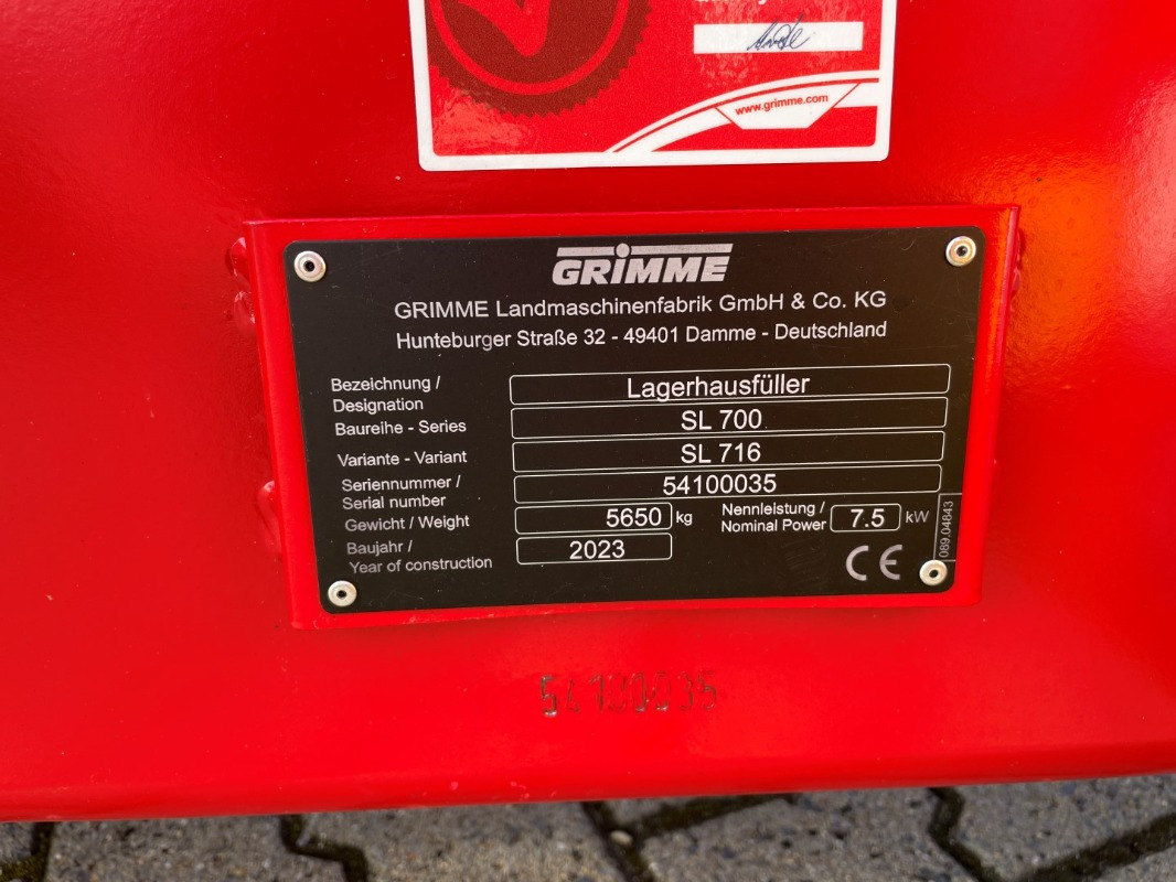 Grimme SL 716 - Rental - Оборудование для хранения: фото 2 Grimme SL 716 - Rental - Оборудование для хранения: фото 2