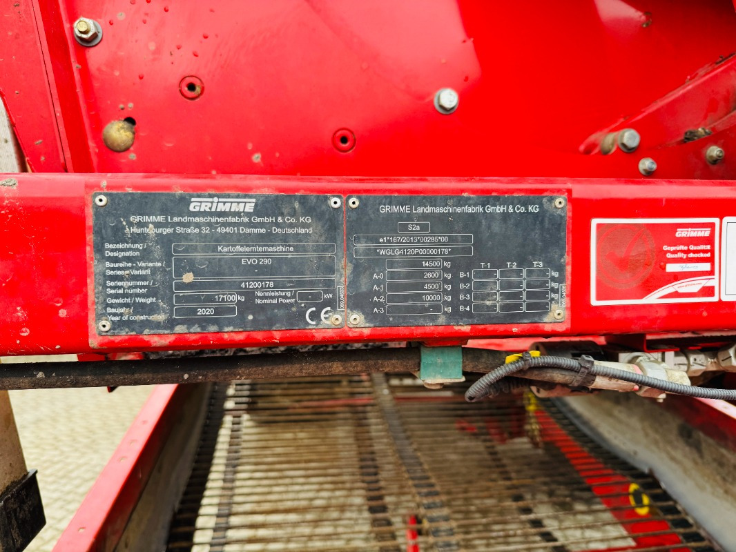 Grimme EVO 290 AirSep - Картофелеуборочный комбайн: фото 2 Grimme EVO 290 AirSep - Картофелеуборочный комбайн: фото 2