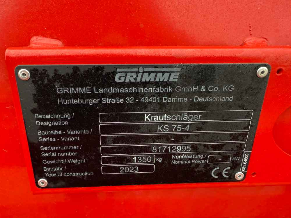 Grimme KS 75-4 - Комбайн: фото 2 Grimme KS 75-4 - Комбайн: фото 2