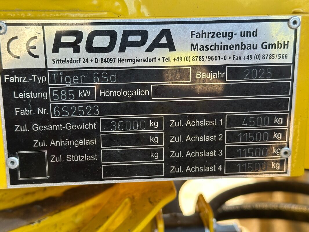 ROPA Ropa Tiger 6S - Техника для обработки почвы: фото 2 ROPA Ropa Tiger 6S - Техника для обработки почвы: фото 2