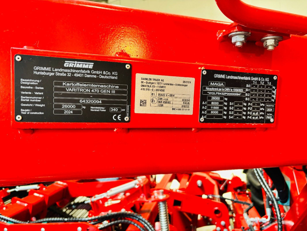 Комбайн Grimme VARITRON 470 GEN III: фото 20