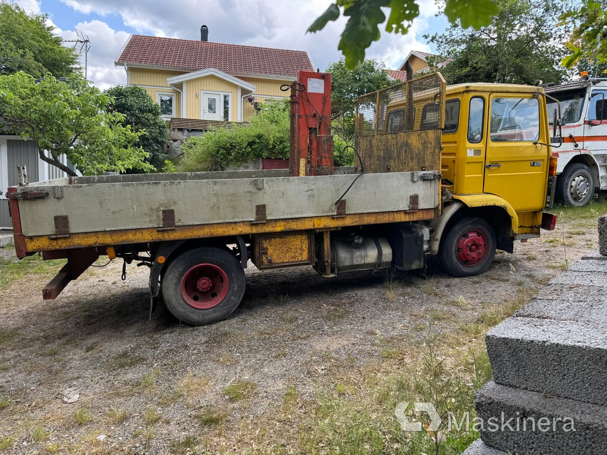 Flakbil Volvo F408 med kran - Грузовик бортовой/ Платформа, Автоманипулятор: фото 4 Flakbil Volvo F408 med kran - Грузовик бортовой/ Платформа, Автоманипулятор: фото 4
