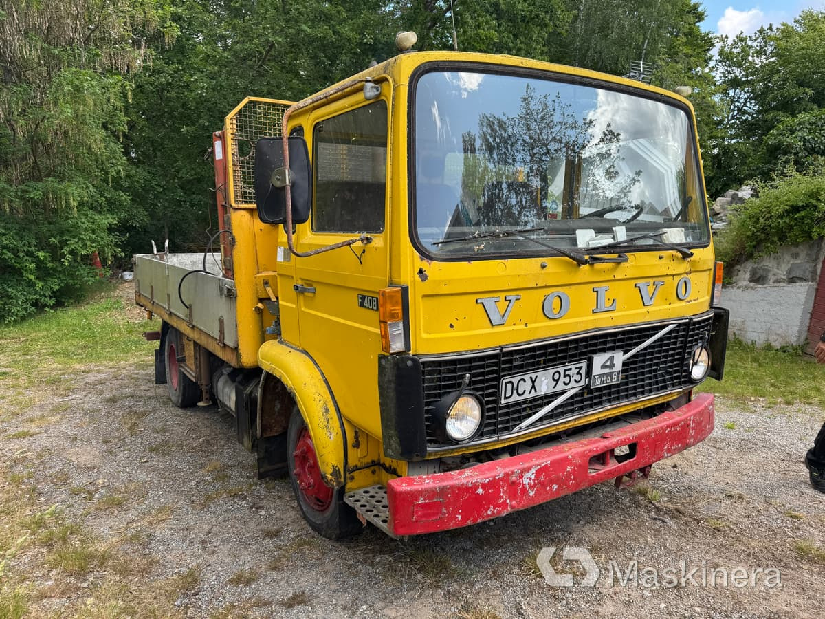 Flakbil Volvo F408 med kran - Грузовик бортовой/ Платформа, Автоманипулятор: фото 3 Flakbil Volvo F408 med kran - Грузовик бортовой/ Платформа, Автоманипулятор: фото 3