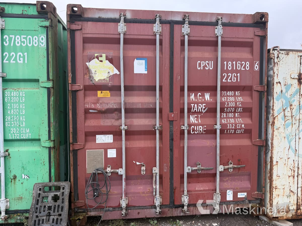 Förrådscontainer 20 fot - Строительное оборудование: фото 1 Förrådscontainer 20 fot - Строительное оборудование: фото 1