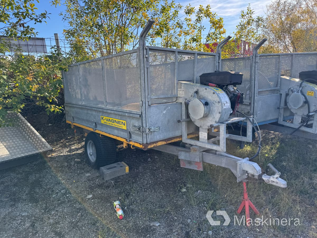 Lövvagn K-Vagnen med bensinmotor - Садовое оборудование, Прицеп: фото 3 Lövvagn K-Vagnen med bensinmotor - Садовое оборудование, Прицеп: фото 3