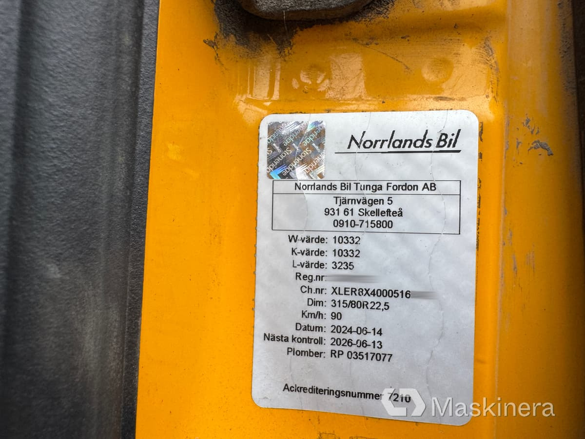 Самосвал Scania R500LB8X4*4HHA Kassett bil Scania R500 tridem med vagn: фото 10