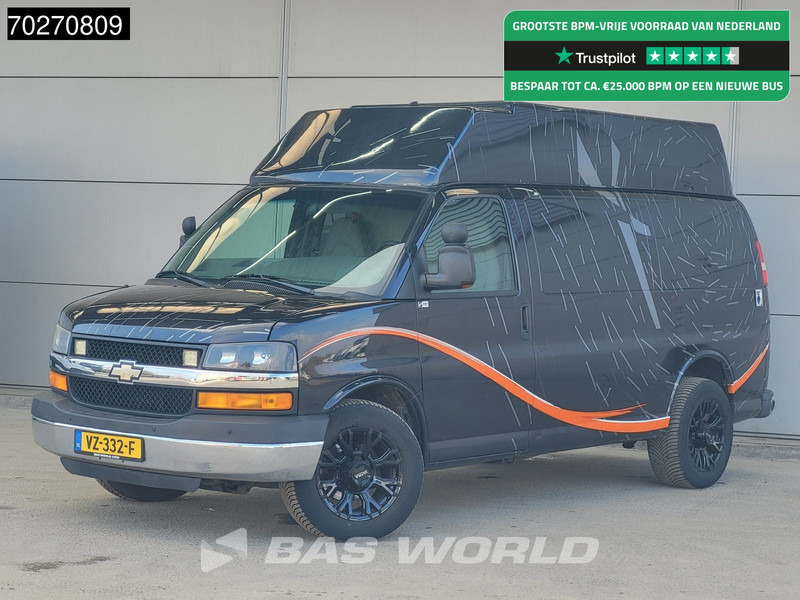 Chevrolet Chevy Van 6.0L V8 MARGE LPG Chevy Van Camper Basis APK 10-2025 GMC Savana 230V aansluiting Airco Camera Cruise 8m3 Airco Trekhaak Cruise c - Легковой фургон: фото 1 Chevrolet Chevy Van 6.0L V8 MARGE LPG Chevy Van Camper Basis APK 10-2025 GMC Savana 230V aansluiting Airco Camera Cruise 8m3 Airco Trekhaak Cruise c - Легковой фургон: фото 1