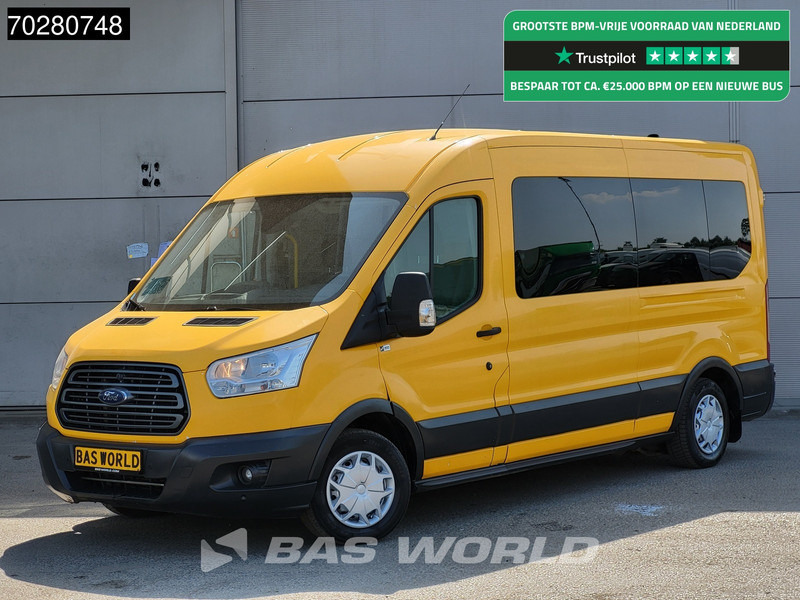 Ford Transit 130pk Personenvervoer Luchtvering Taxi L3H2 Ramp Airco Cruise Parkeersensoren Euro6 Kombi Tourer 9-zitter 9-Sitze 11m3 Airco Cru - Микроавтобус, Пассажирский фургон: фото 1 Ford Transit 130pk Personenvervoer Luchtvering Taxi L3H2 Ramp Airco Cruise Parkeersensoren Euro6 Kombi Tourer 9-zitter 9-Sitze 11m3 Airco Cru - Микроавтобус, Пассажирский фургон: фото 1