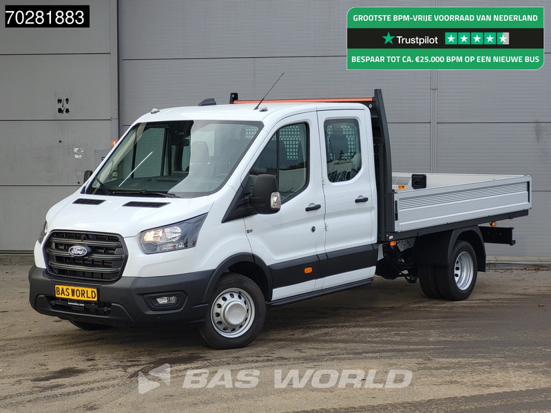 Ford Transit 165pk Automaat Dubbel Cabine Open Laadbak 3,5t Trekhaak Dubbellucht 165PK Airco Cruise Camera Parkeersensoren Euro6 Pritsche Pic - Малотоннажный бортовой грузовик: фото 1 Ford Transit 165pk Automaat Dubbel Cabine Open Laadbak 3,5t Trekhaak Dubbellucht 165PK Airco Cruise Camera Parkeersensoren Euro6 Pritsche Pic - Малотоннажный бортовой грузовик: фото 1