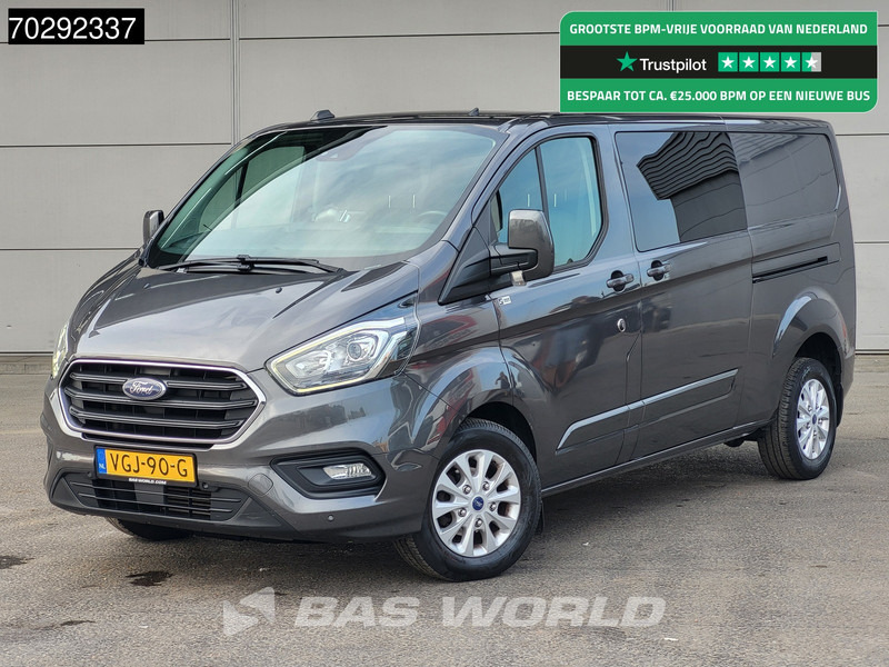 Ford Transit Custom 130PK Dubbel Cabine L2H1 Automaat Limited 2x Schuifdeur LED Airco Cruise Camera Parkeersensoren v+a APK 03-2026 Euro6 DC Doka Mi - Легковой фургон: фото 1 Ford Transit Custom 130PK Dubbel Cabine L2H1 Automaat Limited 2x Schuifdeur LED Airco Cruise Camera Parkeersensoren v+a APK 03-2026 Euro6 DC Doka Mi - Легковой фургон: фото 1