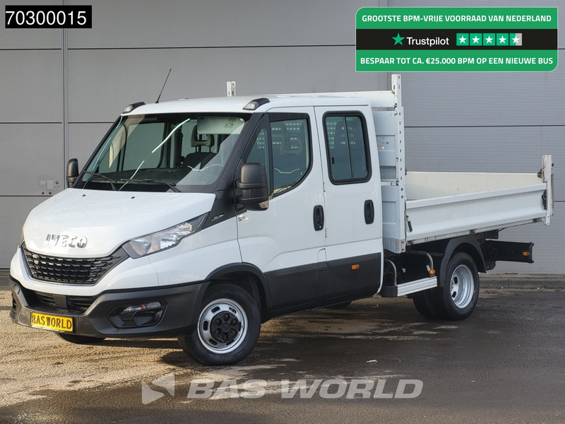 Iveco Daily 35C14 Dubbel Cabine Kipper Dubbellucht 3,5t Trekhaak Airco Cruise Euro6 Tipper Benne Kieper Airco Trekhaak Cruise control - Малотоннажный самосвал: фото 1 Iveco Daily 35C14 Dubbel Cabine Kipper Dubbellucht 3,5t Trekhaak Airco Cruise Euro6 Tipper Benne Kieper Airco Trekhaak Cruise control - Малотоннажный самосвал: фото 1