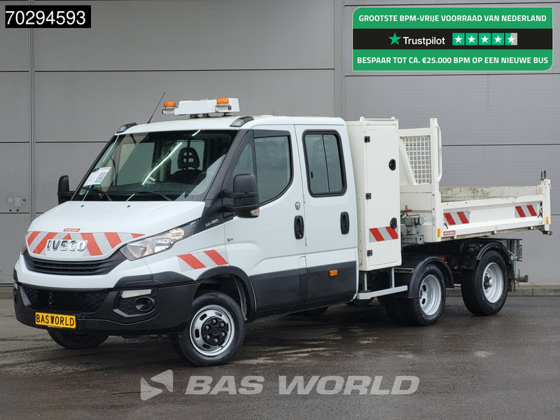 Iveco Daily 35C15 3.0L Kipper met Kist Maxicargo Airco Cruise Camera Euro6 Tipper Benne Kieper 2m3 Airco Dubbel cabine Cruise control - Малотоннажный самосвал: фото 1 Iveco Daily 35C15 3.0L Kipper met Kist Maxicargo Airco Cruise Camera Euro6 Tipper Benne Kieper 2m3 Airco Dubbel cabine Cruise control - Малотоннажный самосвал: фото 1