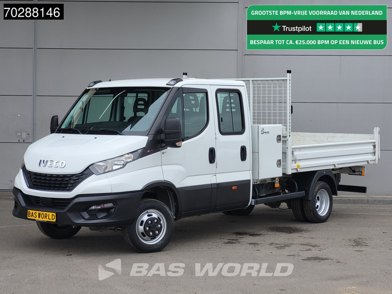 Iveco Daily 35C16 Open Laadbak met Kist Dubbel Cabine Dubbellucht 3,5t Trekhaak Navi Airco Cruise Camera Euro6 Pritsche Pickup Open Box 2m3 - Малотоннажный бортовой грузовик: фото 1 Iveco Daily 35C16 Open Laadbak met Kist Dubbel Cabine Dubbellucht 3,5t Trekhaak Navi Airco Cruise Camera Euro6 Pritsche Pickup Open Box 2m3 - Малотоннажный бортовой грузовик: фото 1