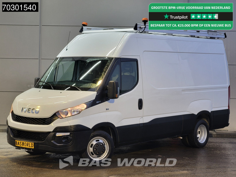 Iveco Daily 35C21 3.0L Dubbellucht 3,5t Trekhaak 210PK L2H2 Airco Cruise Camera Imperiaal Werkplaatsinrichting Euro6 L2 Airco Trekhaak Cruis - Цельнометаллический фургон: фото 1 Iveco Daily 35C21 3.0L Dubbellucht 3,5t Trekhaak 210PK L2H2 Airco Cruise Camera Imperiaal Werkplaatsinrichting Euro6 L2 Airco Trekhaak Cruis - Цельнометаллический фургон: фото 1