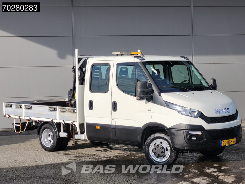 Iveco Daily 50C17 3,0L Automaat HIAB 017T-2 DC Open laadbak Dubbellucht Airco Euro6 Pickup Crane Kraanwagen Pritsche Airco Dubbel cabine - Малотоннажный бортовой грузовик: фото 3 Iveco Daily 50C17 3,0L Automaat HIAB 017T-2 DC Open laadbak Dubbellucht Airco Euro6 Pickup Crane Kraanwagen Pritsche Airco Dubbel cabine - Малотоннажный бортовой грузовик: фото 3
