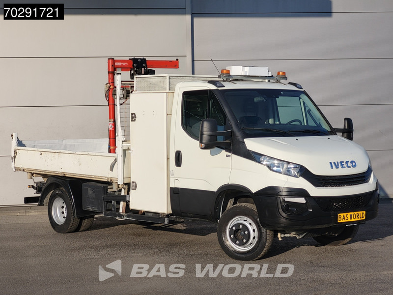 Малотоннажный бортовой грузовик Iveco Daily 70C18 3.0L Open Laadbak 500KG Kraan Kraanwagen Open Laadbak 3,5t Trekhaak Airco Cruise Euro6 Kraan Crane Kranwagen Pritsche Pick: фото 10