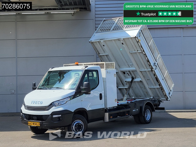 Iveco Daily 72C18 3.0L Kipper Dubbellucht 3,5t Trekhaak Airco Cruise Euro6 Tipper Benne Kieper 7m3 Airco Trekhaak Cruise control - Малотоннажный самосвал: фото 1 Iveco Daily 72C18 3.0L Kipper Dubbellucht 3,5t Trekhaak Airco Cruise Euro6 Tipper Benne Kieper 7m3 Airco Trekhaak Cruise control - Малотоннажный самосвал: фото 1