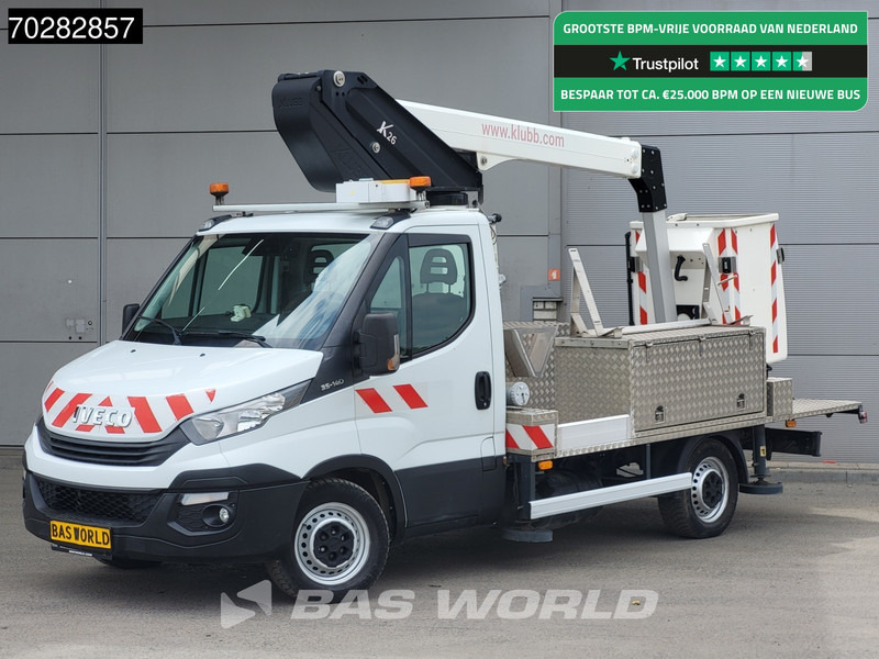 Iveco Daily 35S14 Hoogwerker Klubb 11meter werkhoogte Navi Airco Cruise Camera Euro6 Hubarbeitsbühne 1Personen Airco Cruise control - Лёгкий коммерческий автомобиль: фото 1 Iveco Daily 35S14 Hoogwerker Klubb 11meter werkhoogte Navi Airco Cruise Camera Euro6 Hubarbeitsbühne 1Personen Airco Cruise control - Лёгкий коммерческий автомобиль: фото 1
