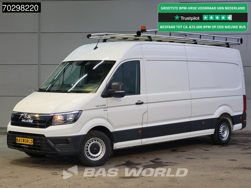 MAN TGE 3.140 Automaat L4H3 Trekhaak Navi Airco Camera Imperiaal Werkplaatsinrichting Euro6 L3H2 Airco Trekhaak - Цельнометаллический фургон: фото 1 MAN TGE 3.140 Automaat L4H3 Trekhaak Navi Airco Camera Imperiaal Werkplaatsinrichting Euro6 L3H2 Airco Trekhaak - Цельнометаллический фургон: фото 1