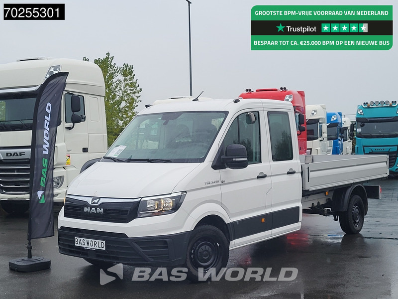 MAN TGE 3.140 Automatik Pritsche AHK Doppel Kabine Klima Tempomat Pickup Airco Trekhaak Cruise control - Малотоннажный бортовой грузовик: фото 1 MAN TGE 3.140 Automatik Pritsche AHK Doppel Kabine Klima Tempomat Pickup Airco Trekhaak Cruise control - Малотоннажный бортовой грузовик: фото 1