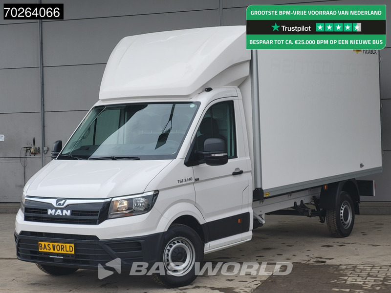 MAN TGE 3.140 Bakwagen met achterdeuren Nieuw!! Airco Meubelbak Koffer 17m3 Airco - Малотоннажный фургон: фото 1 MAN TGE 3.140 Bakwagen met achterdeuren Nieuw!! Airco Meubelbak Koffer 17m3 Airco - Малотоннажный фургон: фото 1