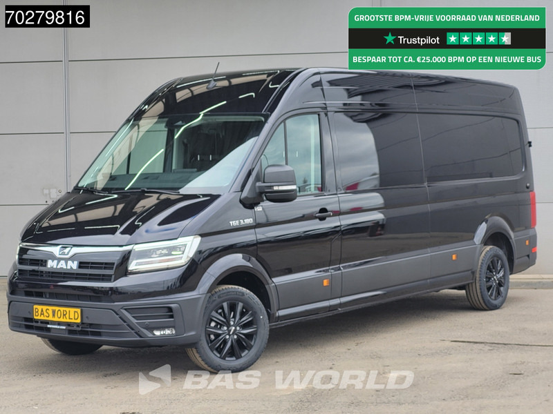 MAN TGE 3.180 Automaat 180PK L4H3 LED Airco Cruise Trekhaak Camera Parkeersensoren L3H2 14m3 Airco Trekhaak - Цельнометаллический фургон: фото 1 MAN TGE 3.180 Automaat 180PK L4H3 LED Airco Cruise Trekhaak Camera Parkeersensoren L3H2 14m3 Airco Trekhaak - Цельнометаллический фургон: фото 1
