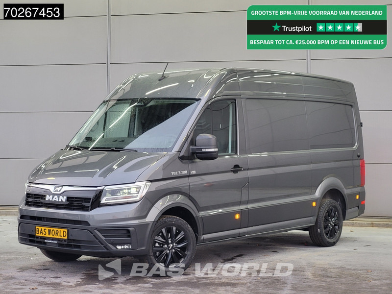MAN TGE 3.180 Automaat 2025 model Facelift Black Edition L3H3 ACC Trekhaak L2H2 11m3 Airco Trekhaak - Цельнометаллический фургон: фото 1 MAN TGE 3.180 Automaat 2025 model Facelift Black Edition L3H3 ACC Trekhaak L2H2 11m3 Airco Trekhaak - Цельнометаллический фургон: фото 1
