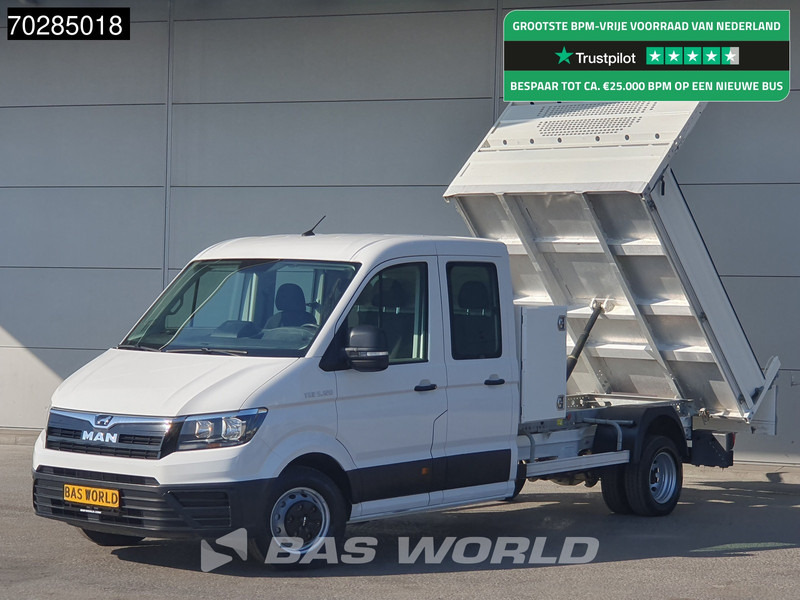 MAN TGE 5.120 Open Laadbak met Kist Dubbel Cabine Dubbellucht 3,5t Trekhaak Navi Airco Cruise Camera Euro6 Pritsche Pickup Open Box 2m3 Airco - Малотоннажный бортовой грузовик: фото 1 MAN TGE 5.120 Open Laadbak met Kist Dubbel Cabine Dubbellucht 3,5t Trekhaak Navi Airco Cruise Camera Euro6 Pritsche Pickup Open Box 2m3 Airco - Малотоннажный бортовой грузовик: фото 1