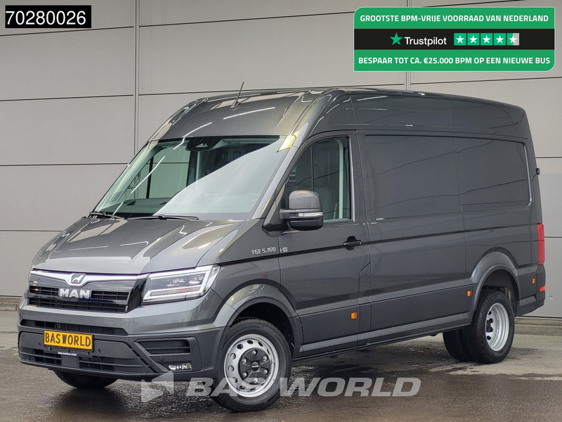 MAN TGE 5.160 Uniek! Dubbellucht Automaat L3H3 160PK ACC LED Navi Airco Camera Parkeersensoren v+a 12,4inch-Display CarPlay Euro6 L2H2 Airco - Цельнометаллический фургон: фото 1 MAN TGE 5.160 Uniek! Dubbellucht Automaat L3H3 160PK ACC LED Navi Airco Camera Parkeersensoren v+a 12,4inch-Display CarPlay Euro6 L2H2 Airco - Цельнометаллический фургон: фото 1