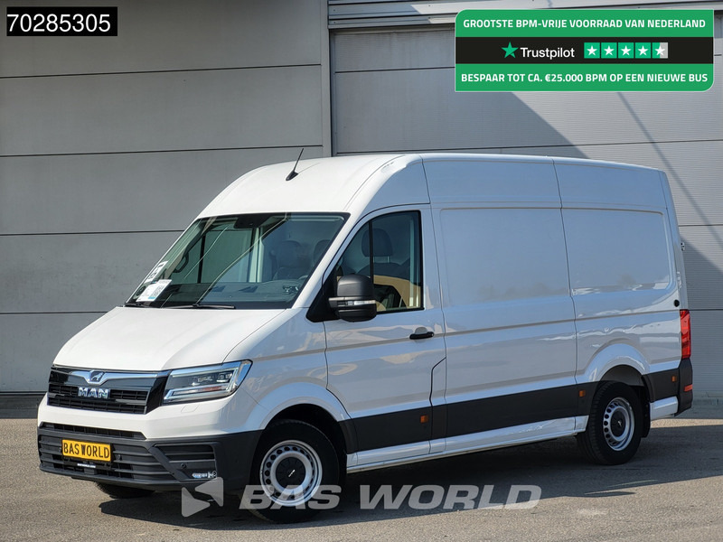 MAN TGE Elektrisch 115km WLTP 36kWh L3H3 Automaat LED Navi Airco Cruise Camera Parkeersensoren L2H2 8m3 Airco Cruise control - Цельнометаллический фургон, Электрический фургон: фото 1 MAN TGE Elektrisch 115km WLTP 36kWh L3H3 Automaat LED Navi Airco Cruise Camera Parkeersensoren L2H2 8m3 Airco Cruise control - Цельнометаллический фургон, Электрический фургон: фото 1