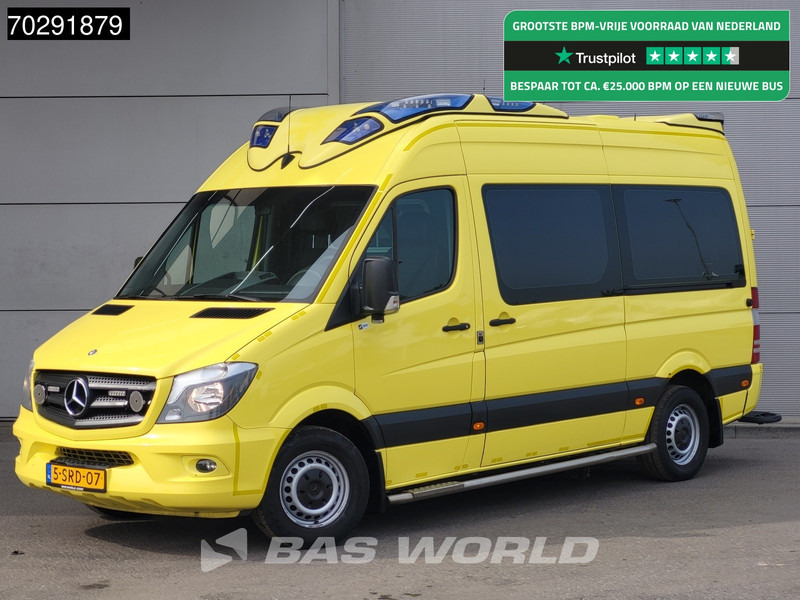 Mercedes-Benz Sprinter 319 CDI Marge! 3.0L V6 Automaat 2x Schuifdeur Airco Cruise Euro6 Krankenwagen Rettungswagen 8m3 Airco Cruise control - Машина скорой помощи: фото 1 Mercedes-Benz Sprinter 319 CDI Marge! 3.0L V6 Automaat 2x Schuifdeur Airco Cruise Euro6 Krankenwagen Rettungswagen 8m3 Airco Cruise control - Машина скорой помощи: фото 1