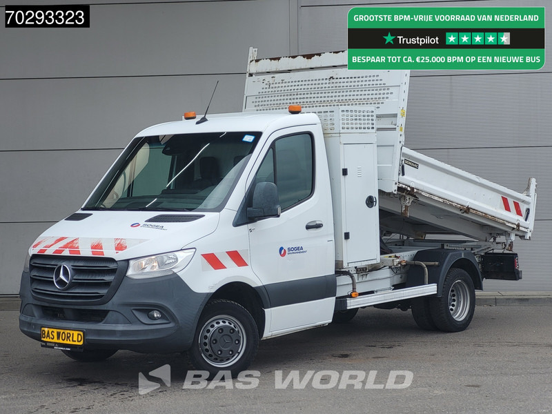 Mercedes-Benz Sprinter 514 CDI 3 zijdige Kipper 3.5t trekhaak MBUX Navi Camera Tipper Benne Open laadbak Kieper 2m3 Airco Trekhaak Cruise control - Малотоннажный самосвал: фото 1 Mercedes-Benz Sprinter 514 CDI 3 zijdige Kipper 3.5t trekhaak MBUX Navi Camera Tipper Benne Open laadbak Kieper 2m3 Airco Trekhaak Cruise control - Малотоннажный самосвал: фото 1