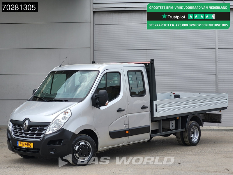 Renault Master 145PK Dubbellucht Open Laadbak Dubbel Cabine 3,5t Trekhaak Navi Airco Cruise Camera Pickup Pritsche Open Box Airco Trekhaak Cruise con - Малотоннажный бортовой грузовик: фото 1 Renault Master 145PK Dubbellucht Open Laadbak Dubbel Cabine 3,5t Trekhaak Navi Airco Cruise Camera Pickup Pritsche Open Box Airco Trekhaak Cruise con - Малотоннажный бортовой грузовик: фото 1