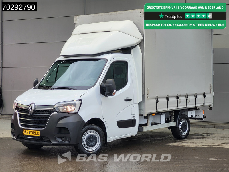 Renault Master 145PK Schuifzeilen Achterdeuren Bakwagen LED Airco Cruise Euro6 Meubelbak Koffer Zeilen Zeilenwagen Schuifzeil Airco Cruise control - Тентованный фургон: фото 1 Renault Master 145PK Schuifzeilen Achterdeuren Bakwagen LED Airco Cruise Euro6 Meubelbak Koffer Zeilen Zeilenwagen Schuifzeil Airco Cruise control - Тентованный фургон: фото 1