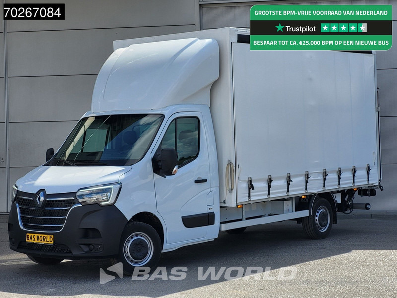 Renault Master 165PK NEU! LBW Zeilenwagen Klima Tempomat Koffer Zeilen 21m3 Airco Cruise control - Тентованный фургон: фото 1 Renault Master 165PK NEU! LBW Zeilenwagen Klima Tempomat Koffer Zeilen 21m3 Airco Cruise control - Тентованный фургон: фото 1