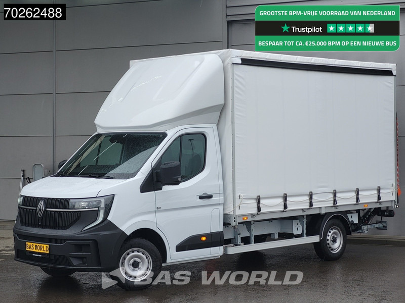 Renault Master 170pk Schuifzeilen met Laadklep 2025 Model LED Carplay Airco Cruise Schuifzeil Zeilen Koffer Meubelbak 21m3 Airco Cruise control - Тентованный фургон: фото 1 Renault Master 170pk Schuifzeilen met Laadklep 2025 Model LED Carplay Airco Cruise Schuifzeil Zeilen Koffer Meubelbak 21m3 Airco Cruise control - Тентованный фургон: фото 1