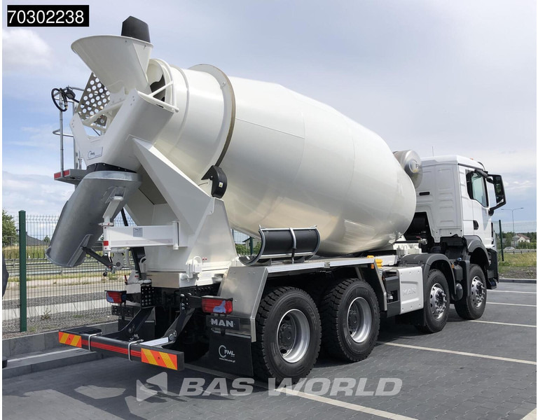 MAN TGS 41.400 8X4 10m3 FML mixer Steelsuspension Manual Airco EURO 2 - Автобетоносмеситель: фото 5 MAN TGS 41.400 8X4 10m3 FML mixer Steelsuspension Manual Airco EURO 2 - Автобетоносмеситель: фото 5