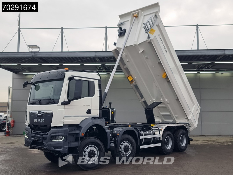 MAN TGS 41.480 8X8 8x8 20m3 KH Kipper tarpaulin Manual Big-axle Steel suspension Euro 6 - Самосвал: фото 3 MAN TGS 41.480 8X8 8x8 20m3 KH Kipper tarpaulin Manual Big-axle Steel suspension Euro 6 - Самосвал: фото 3