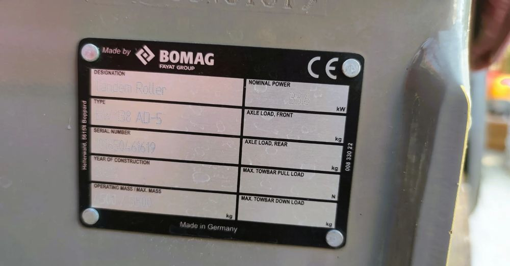 Каток Bomag BW 138 AD: фото 9