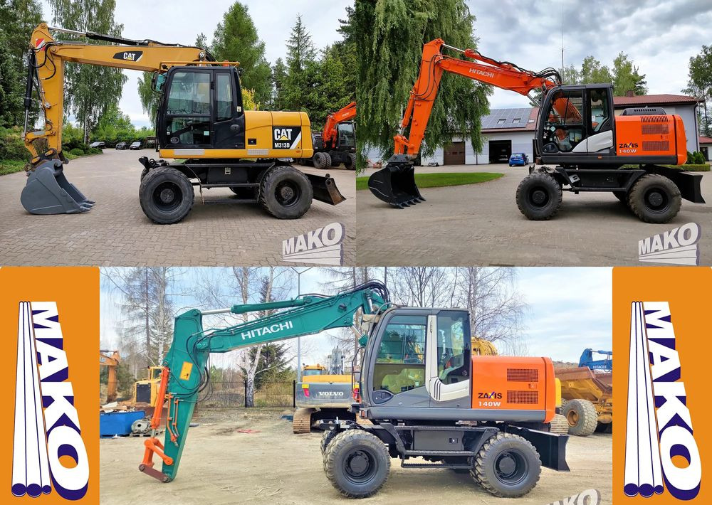 Hitachi ZX140W-3 - Колёсный экскаватор: фото 1 Hitachi ZX140W-3 - Колёсный экскаватор: фото 1