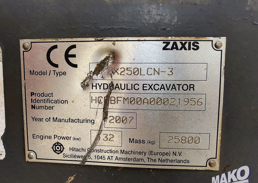 Гусеничный экскаватор Hitachi ZX250 LCN-3: фото 14