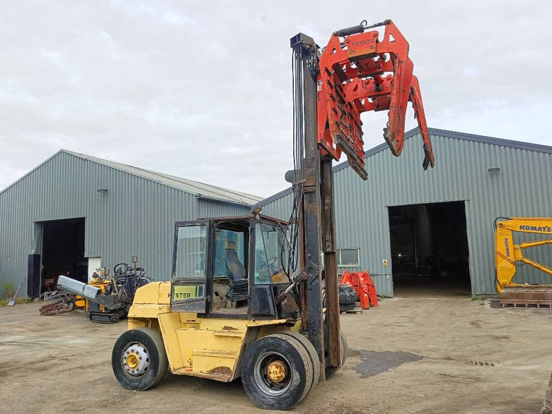 Hyster H 12.00 XL 12 ton heftruck met stenenklem forklift - Дизельный погрузчик: фото 2 Hyster H 12.00 XL 12 ton heftruck met stenenklem forklift - Дизельный погрузчик: фото 2