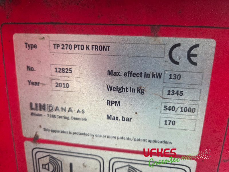 TP 270 PTO K front - Измельчитель древесины: фото 4 TP 270 PTO K front - Измельчитель древесины: фото 4