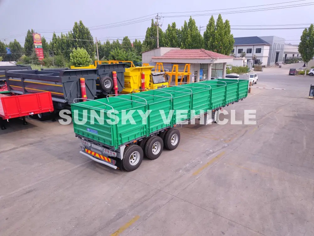 SUNSKY HENRED TYPRE DROPSIDE TRAILER - Полуприцеп бортовой/ Платформа: фото 2 SUNSKY HENRED TYPRE DROPSIDE TRAILER - Полуприцеп бортовой/ Платформа: фото 2