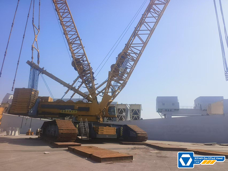 XCMG XGC16000 1250 ton 2020 used mobile crawler crane price лизинг XCMG XGC16000 1250 ton 2020 used mobile crawler crane price: фото 9