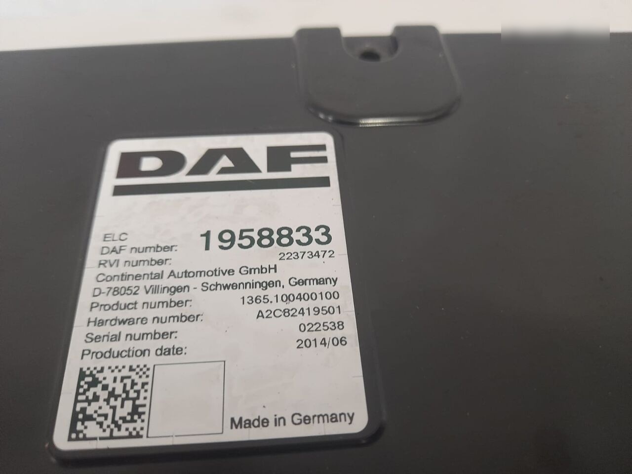 DAF XF 106 ELC DAF XF 106 truck - Блок управления для Грузовиков: фото 3 DAF XF 106 ELC DAF XF 106 truck - Блок управления для Грузовиков: фото 3
